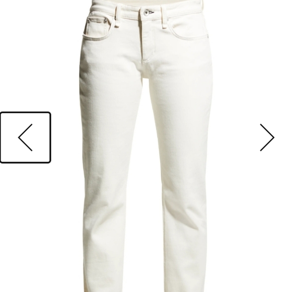 rag & bone The Dre Aged Bright White Jean Size: 25 - Picture 13 of 16